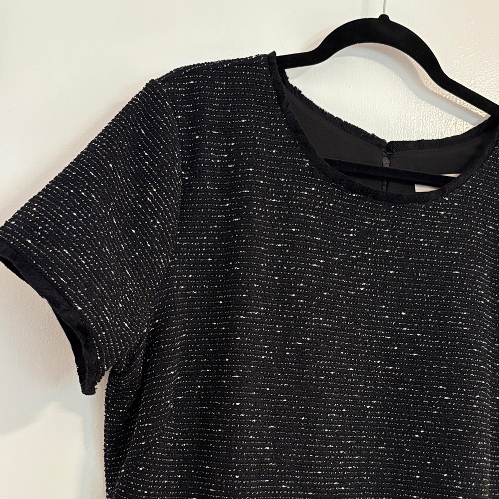 Tweedlike Flare Dress Loft